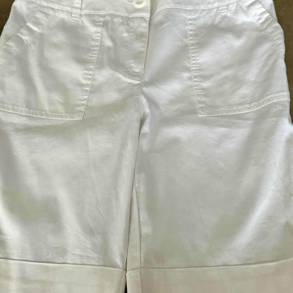 Chico’s ocean beach utility short, white, sz0, new with tags